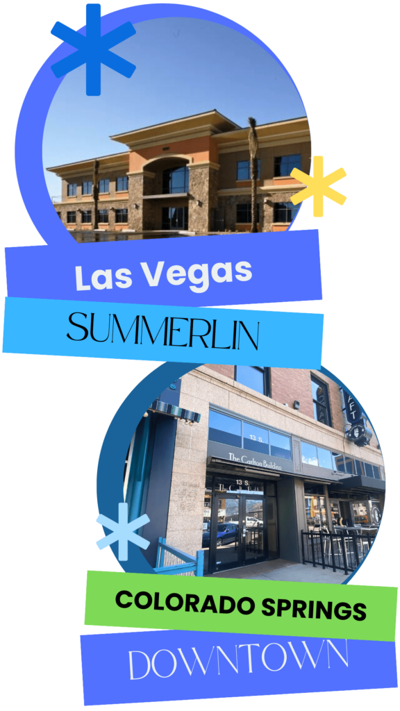 Marketing Office Locations-Las Vegas + Colorado Springs